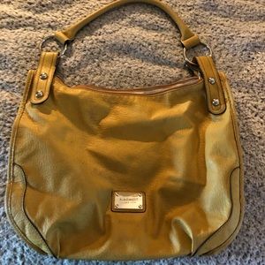 Mustard gold purse